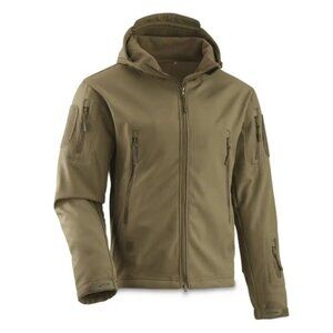 McGuire Military Softshell Jacket, Olive Drab, Medium and Large, New